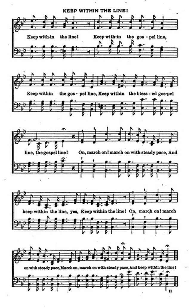 Bells of Victory: a collection of music for temperance meetings page 9