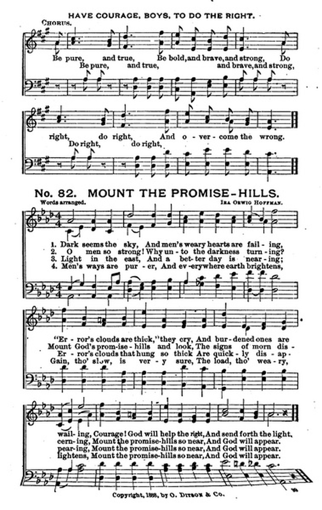 Bells of Victory: a collection of music for temperance meetings page 97