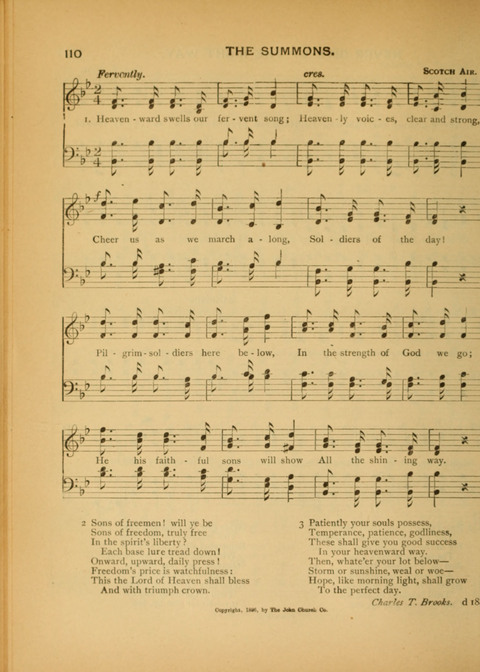 The Carol: a book of religious songs for the Sunday school and the home page 110