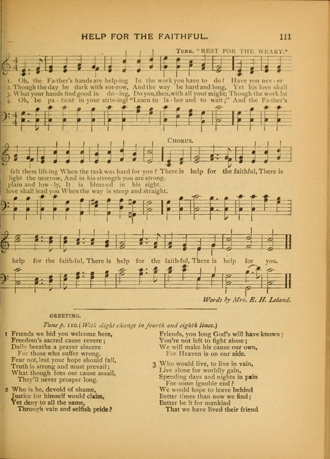 The Carol: a book of religious songs for the Sunday school and the home page 111