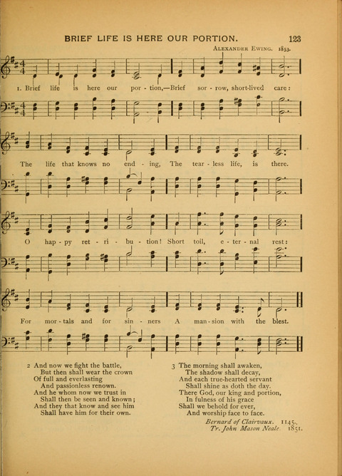 The Carol: a book of religious songs for the Sunday school and the home page 123