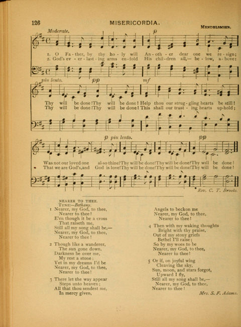 The Carol: a book of religious songs for the Sunday school and the home page 126