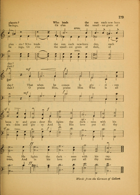 The Carol: a book of religious songs for the Sunday school and the home page 179