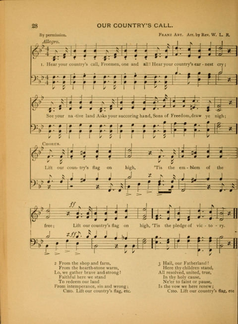 The Carol: a book of religious songs for the Sunday school and the home page 28