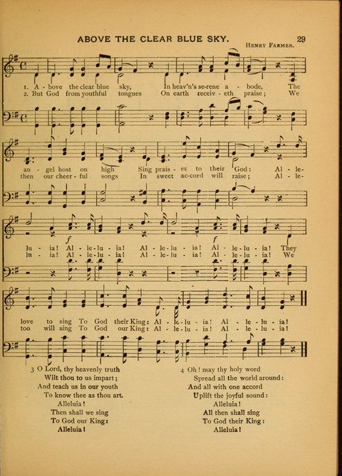 The Carol: a book of religious songs for the Sunday school and the home page 29