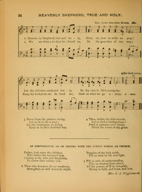 The Carol: a book of religious songs for the Sunday school and the home page 34