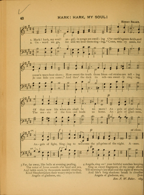 The Carol: a book of religious songs for the Sunday school and the home page 40