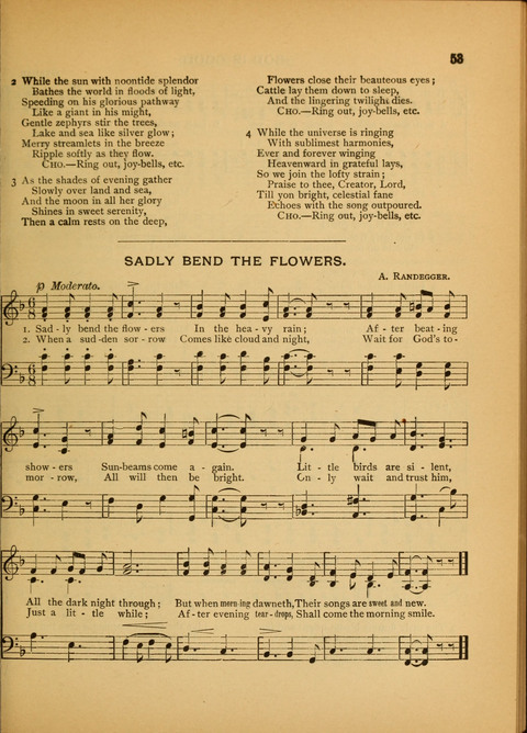 The Carol: a book of religious songs for the Sunday school and the home page 53