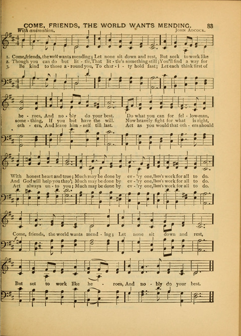 The Carol: a book of religious songs for the Sunday school and the home page 83