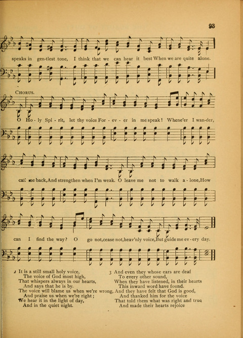 The Carol: a book of religious songs for the Sunday school and the home page 93