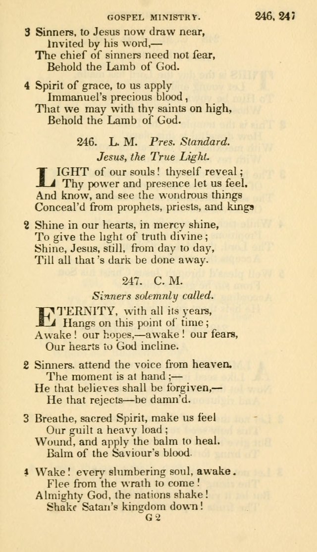 The Choice: in two parts; Part I, containing Psalms and hymns, Part II, containing spiritual songs; designed for public and private worship (6th ed.) page 158