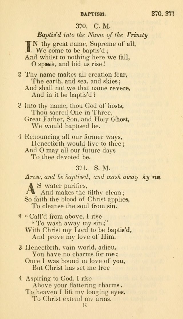 The Choice: in two parts; Part I, containing Psalms and hymns, Part II, containing spiritual songs; designed for public and private worship (6th ed.) page 222