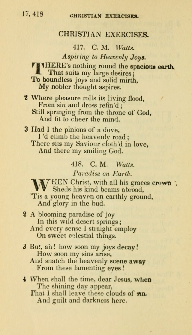 The Choice: in two parts; Part I, containing Psalms and hymns, Part II, containing spiritual songs; designed for public and private worship (6th ed.) page 247