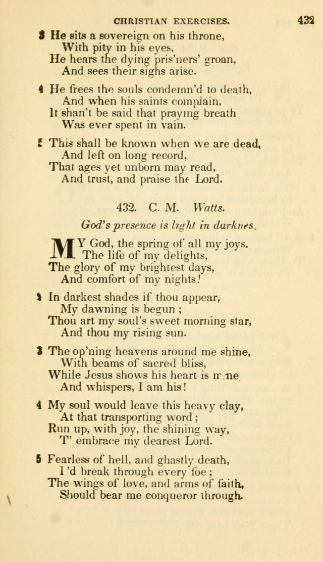 The Choice: in two parts; Part I, containing Psalms and hymns, Part II, containing spiritual songs; designed for public and private worship (6th ed.) page 256