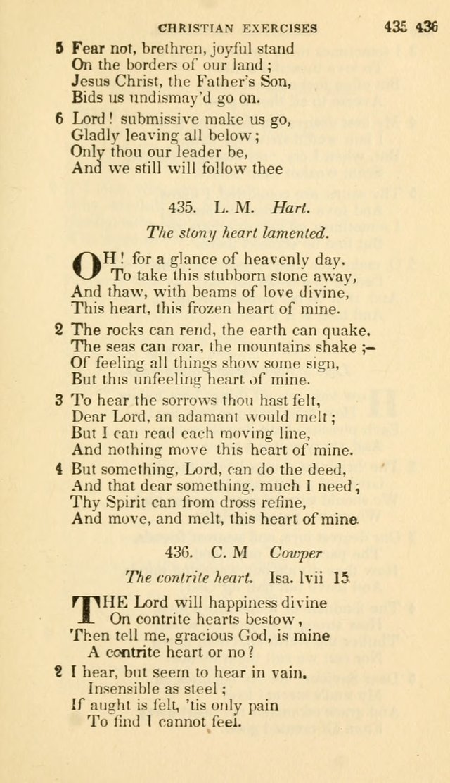 The Choice: in two parts; Part I, containing Psalms and hymns, Part II, containing spiritual songs; designed for public and private worship (6th ed.) page 258