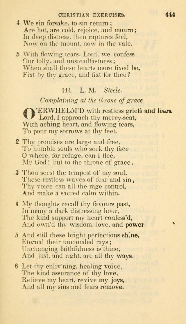 The Choice: in two parts; Part I, containing Psalms and hymns, Part II, containing spiritual songs; designed for public and private worship (6th ed.) page 264