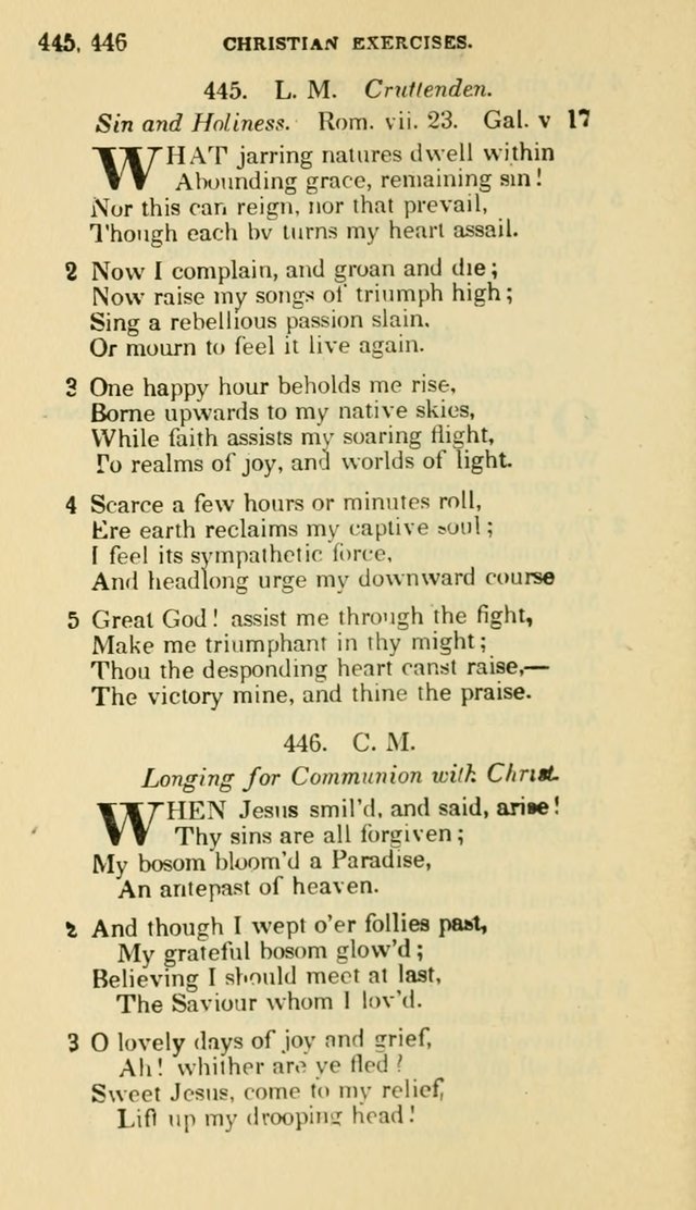 The Choice: in two parts; Part I, containing Psalms and hymns, Part II, containing spiritual songs; designed for public and private worship (6th ed.) page 265