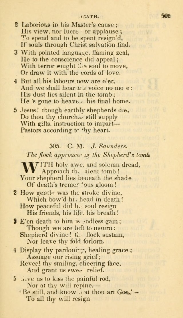 The Choice: in two parts; Part I, containing Psalms and hymns, Part II, containing spiritual songs; designed for public and private worship (6th ed.) page 298