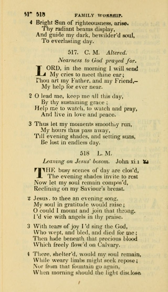 The Choice: in two parts; Part I, containing Psalms and hymns, Part II, containing spiritual songs; designed for public and private worship (6th ed.) page 305