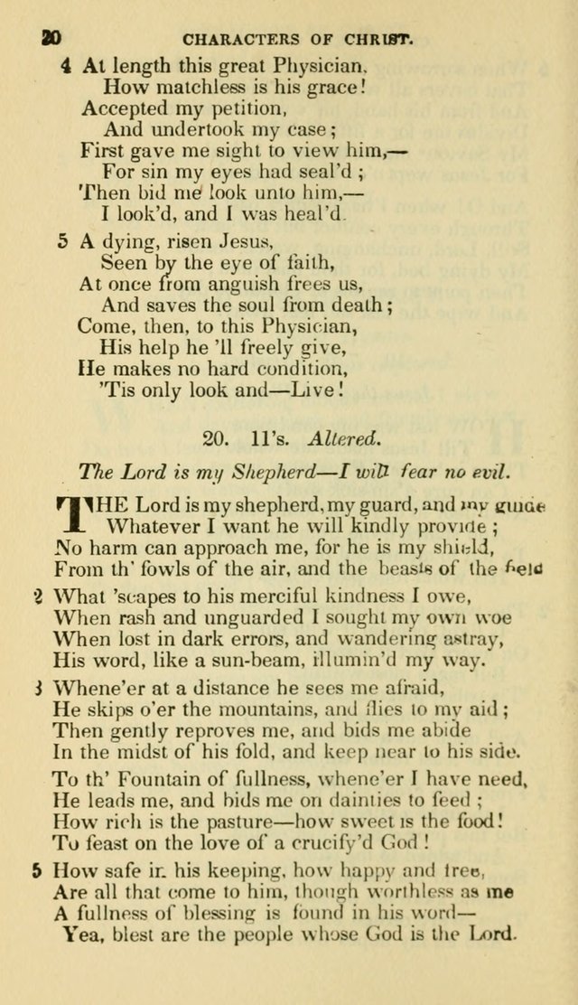 The Choice: in two parts; Part I, containing Psalms and hymns, Part II, containing spiritual songs; designed for public and private worship (6th ed.) page 331