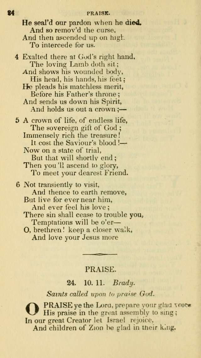 The Choice: in two parts; Part I, containing Psalms and hymns, Part II, containing spiritual songs; designed for public and private worship (6th ed.) page 335