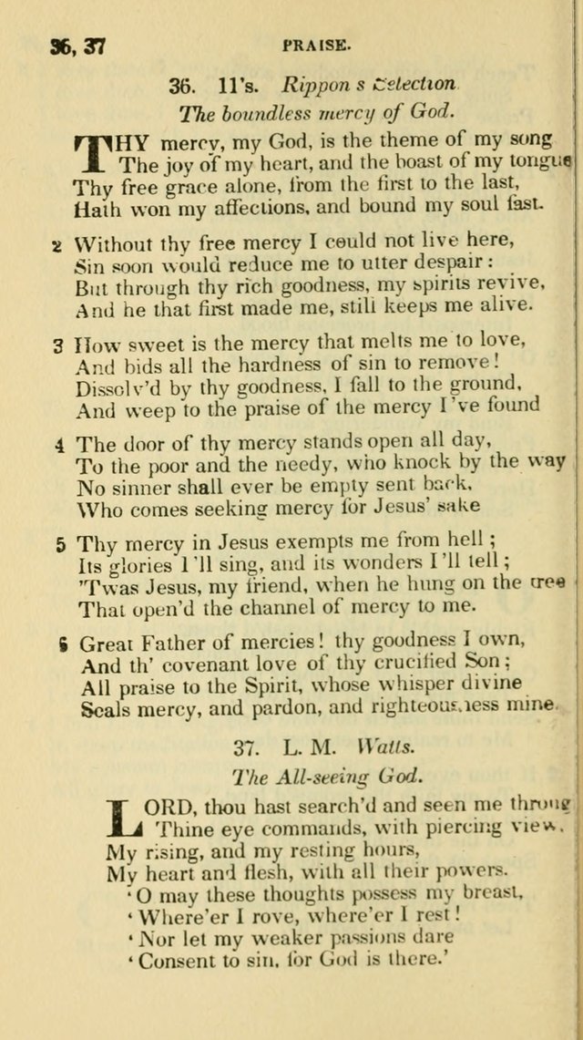 The Choice: in two parts; Part I, containing Psalms and hymns, Part II, containing spiritual songs; designed for public and private worship (6th ed.) page 345