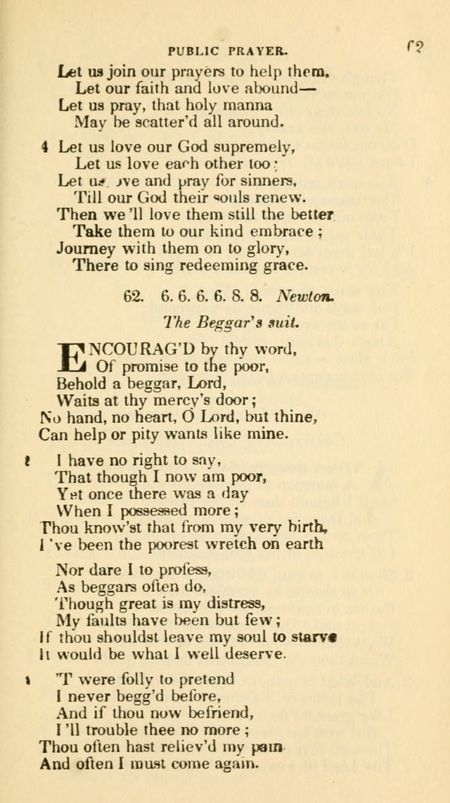 The Choice: in two parts; Part I, containing Psalms and hymns, Part II, containing spiritual songs; designed for public and private worship (6th ed.) page 370