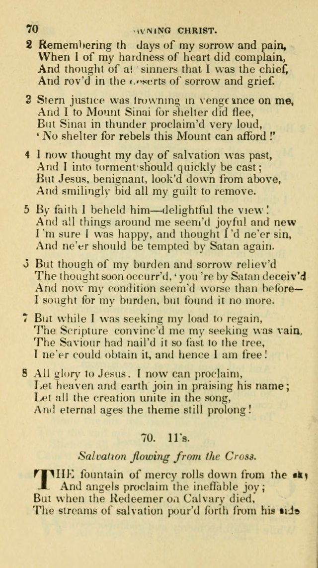 The Choice: in two parts; Part I, containing Psalms and hymns, Part II, containing spiritual songs; designed for public and private worship (6th ed.) page 377