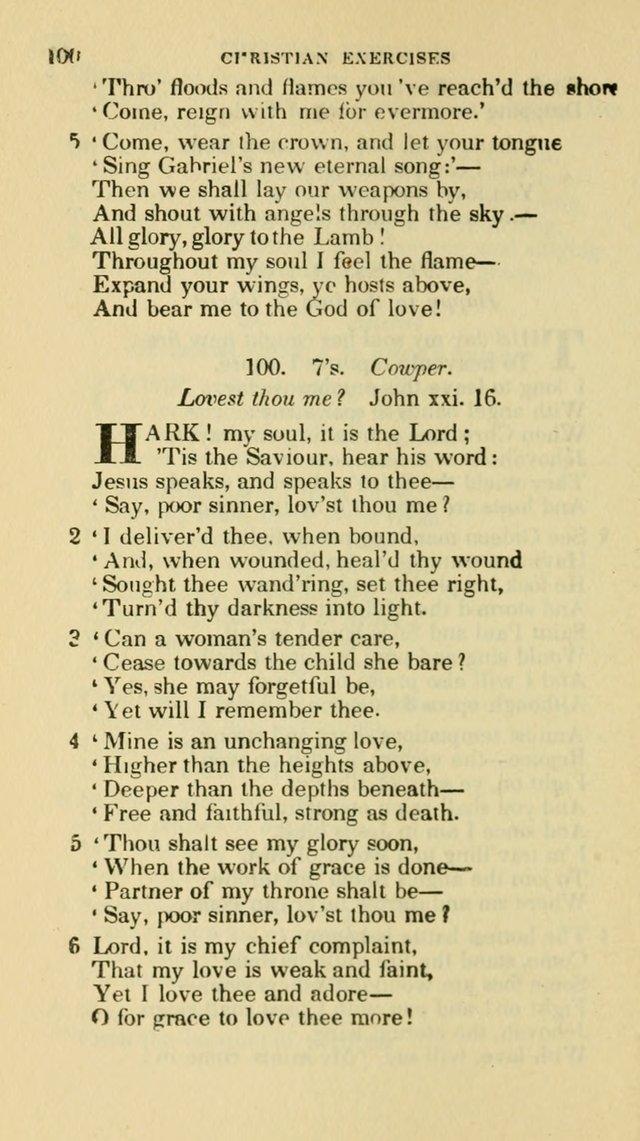 The Choice: in two parts; Part I, containing Psalms and hymns, Part II, containing spiritual songs; designed for public and private worship (6th ed.) page 407