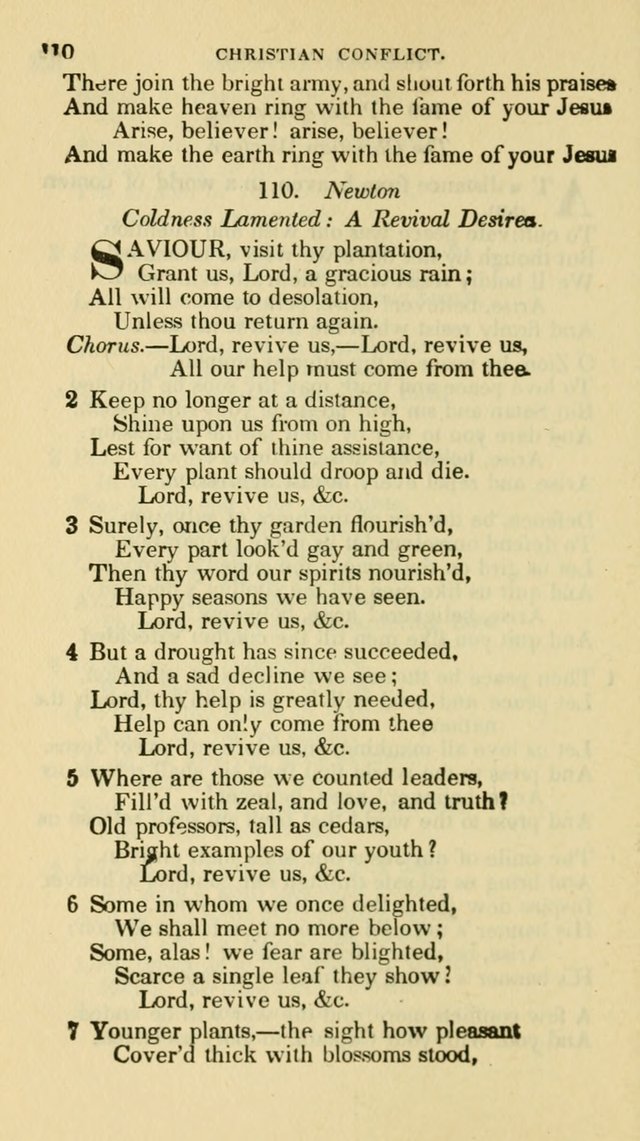 The Choice: in two parts; Part I, containing Psalms and hymns, Part II, containing spiritual songs; designed for public and private worship (6th ed.) page 417