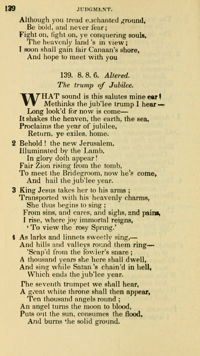 The Choice: in two parts; Part I, containing Psalms and hymns, Part II, containing spiritual songs; designed for public and private worship (6th ed.) page 445