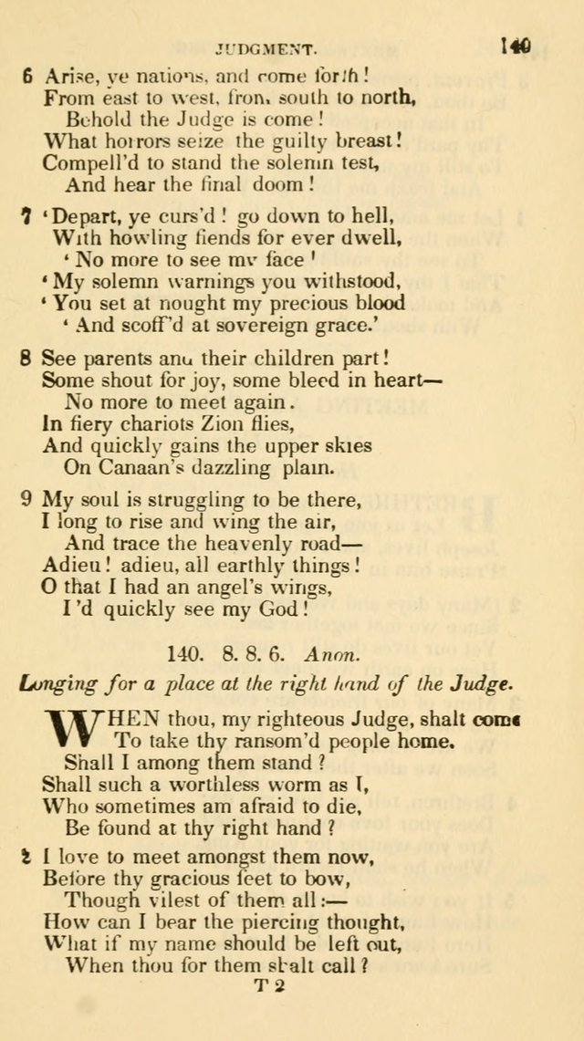 The Choice: in two parts; Part I, containing Psalms and hymns, Part II, containing spiritual songs; designed for public and private worship (6th ed.) page 446