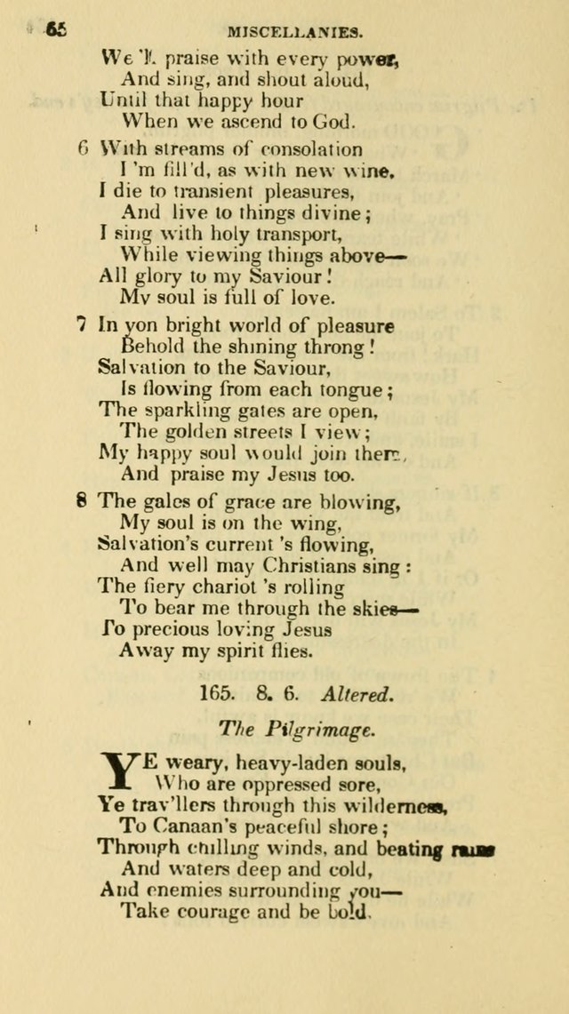 The Choice: in two parts; Part I, containing Psalms and hymns, Part II, containing spiritual songs; designed for public and private worship (6th ed.) page 469