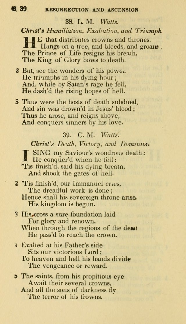 The Choice: in two parts; Part I, containing Psalms and hymns, Part II, containing spiritual songs; designed for public and private worship (6th ed.) page 47