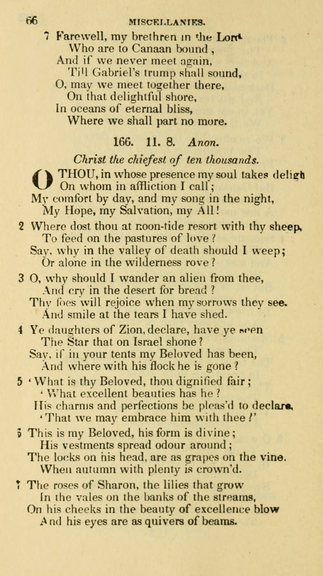 The Choice: in two parts; Part I, containing Psalms and hymns, Part II, containing spiritual songs; designed for public and private worship (6th ed.) page 471