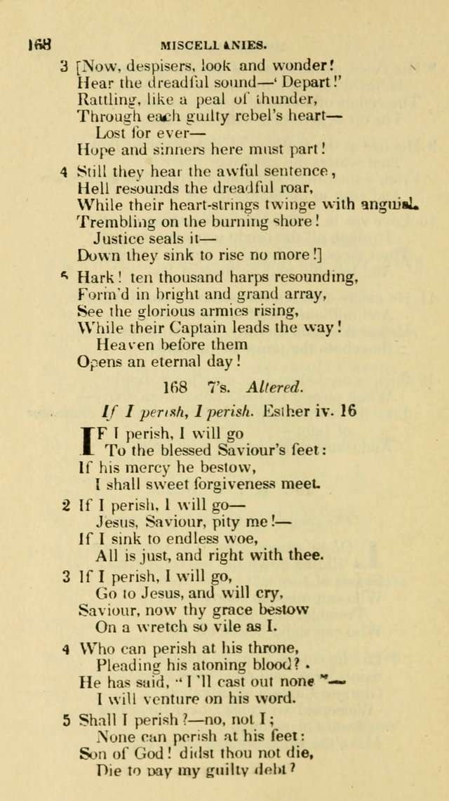 The Choice: in two parts; Part I, containing Psalms and hymns, Part II, containing spiritual songs; designed for public and private worship (6th ed.) page 473