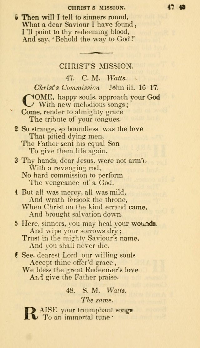 The Choice: in two parts; Part I, containing Psalms and hymns, Part II, containing spiritual songs; designed for public and private worship (6th ed.) page 52