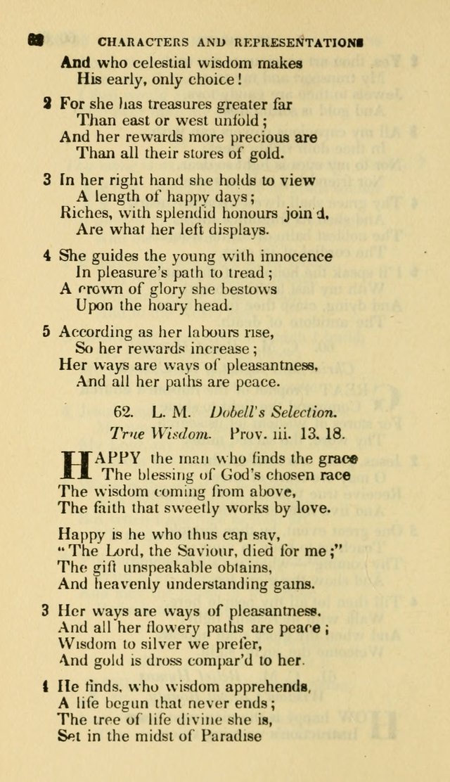 The Choice: in two parts; Part I, containing Psalms and hymns, Part II, containing spiritual songs; designed for public and private worship (6th ed.) page 61