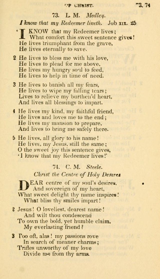 The Choice: in two parts; Part I, containing Psalms and hymns, Part II, containing spiritual songs; designed for public and private worship (6th ed.) page 68