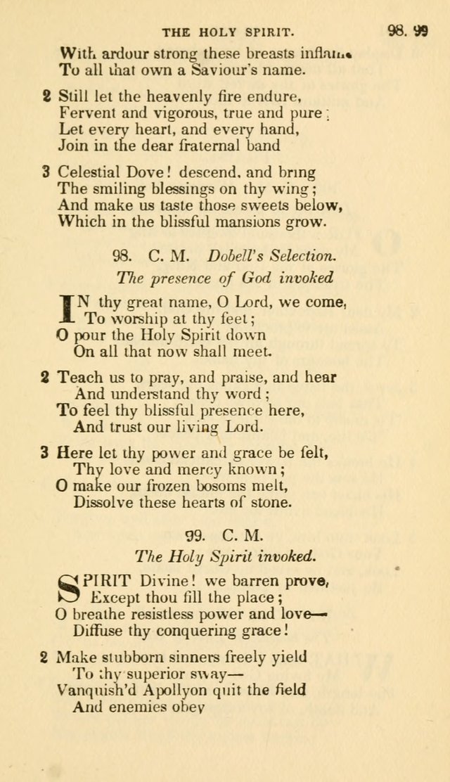 The Choice: in two parts; Part I, containing Psalms and hymns, Part II, containing spiritual songs; designed for public and private worship (6th ed.) page 80