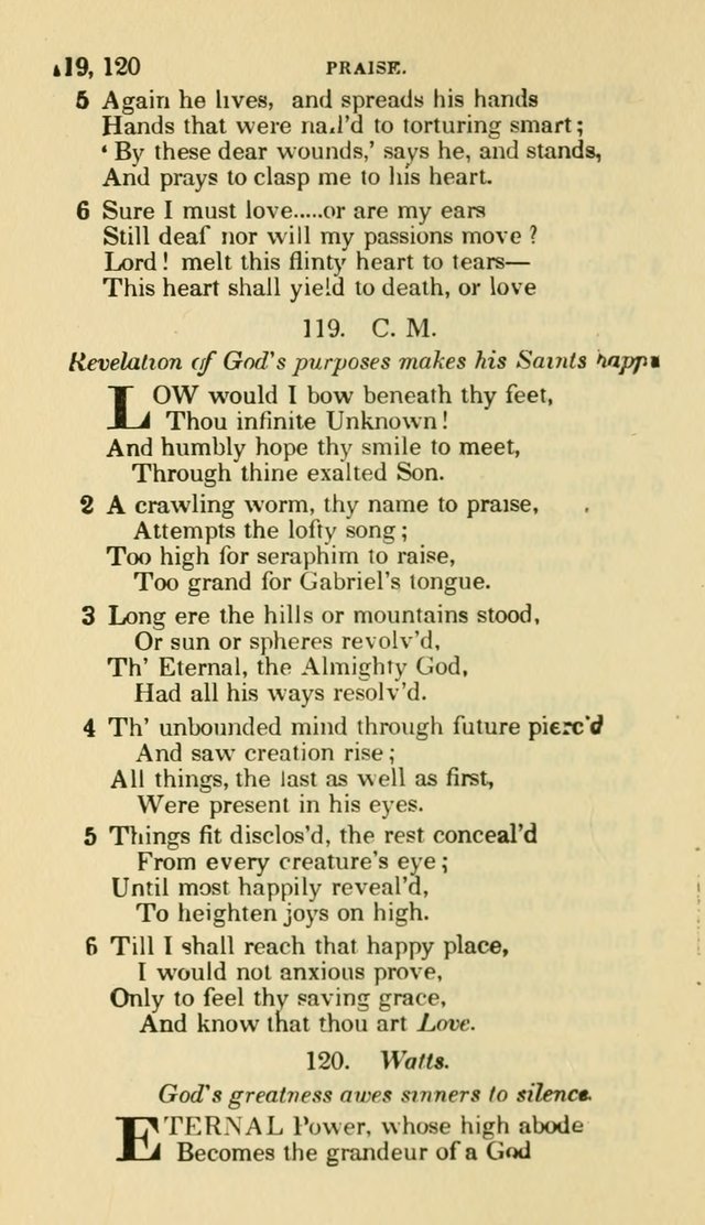 The Choice: in two parts; Part I, containing Psalms and hymns, Part II, containing spiritual songs; designed for public and private worship (6th ed.) page 91