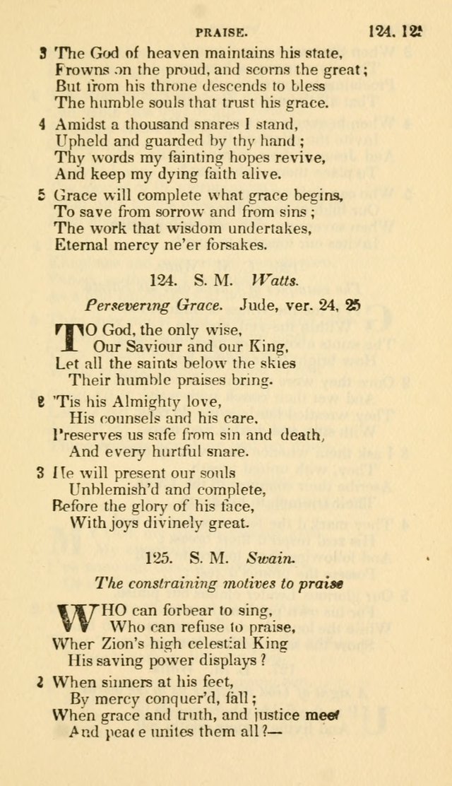 The Choice: in two parts; Part I, containing Psalms and hymns, Part II, containing spiritual songs; designed for public and private worship (6th ed.) page 94