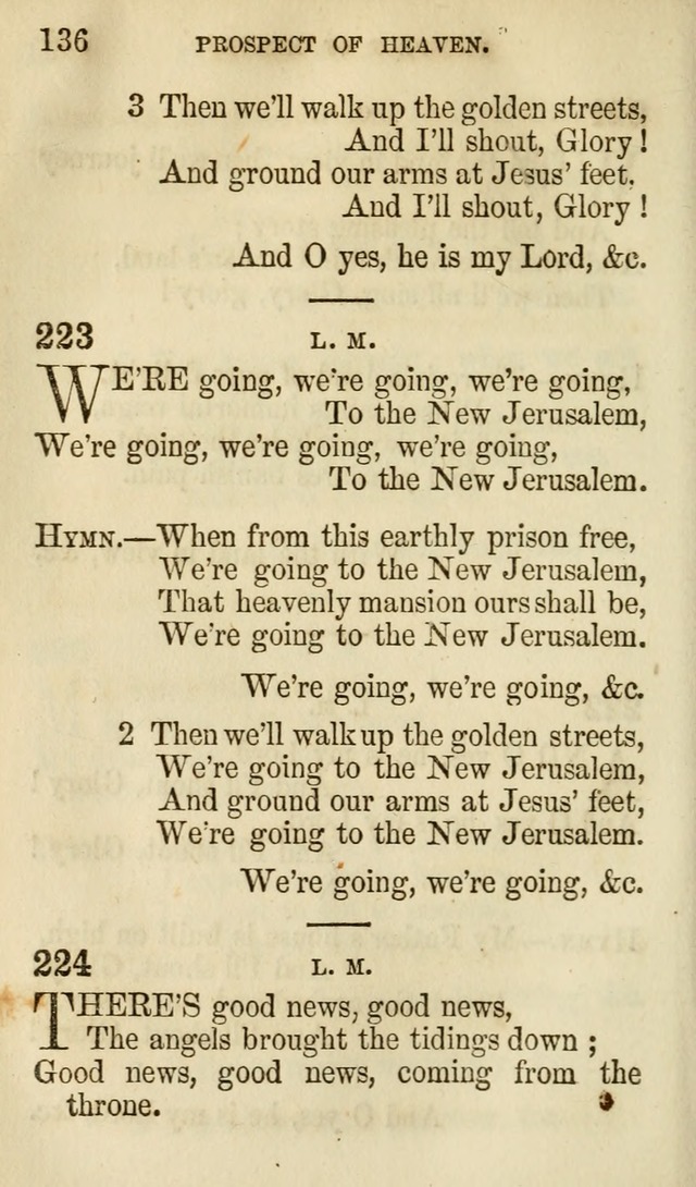 The Chorus: or, a collection of choruses and hymns, selected and original, adapted especially to the class-room, and to meetings for prayer and Christian conference (7th ed., Imp. and Enl.) page 136