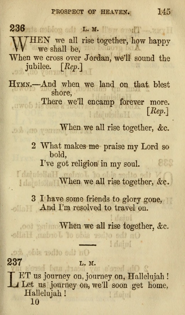 The Chorus: or, a collection of choruses and hymns, selected and original, adapted especially to the class-room, and to meetings for prayer and Christian conference (7th ed., Imp. and Enl.) page 145