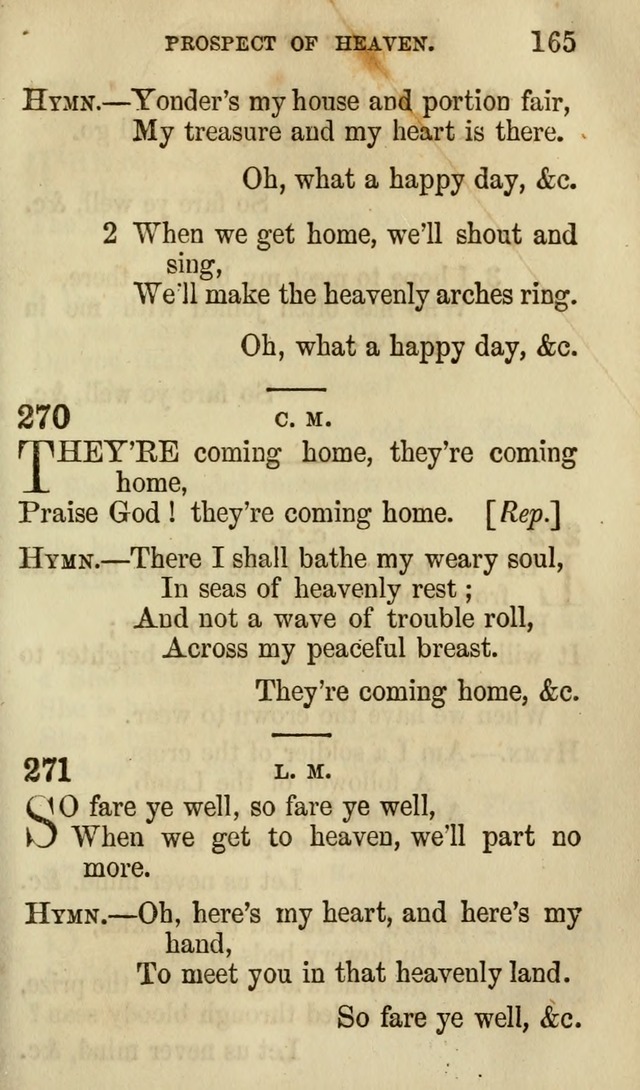 The Chorus: or, a collection of choruses and hymns, selected and original, adapted especially to the class-room, and to meetings for prayer and Christian conference (7th ed., Imp. and Enl.) page 165