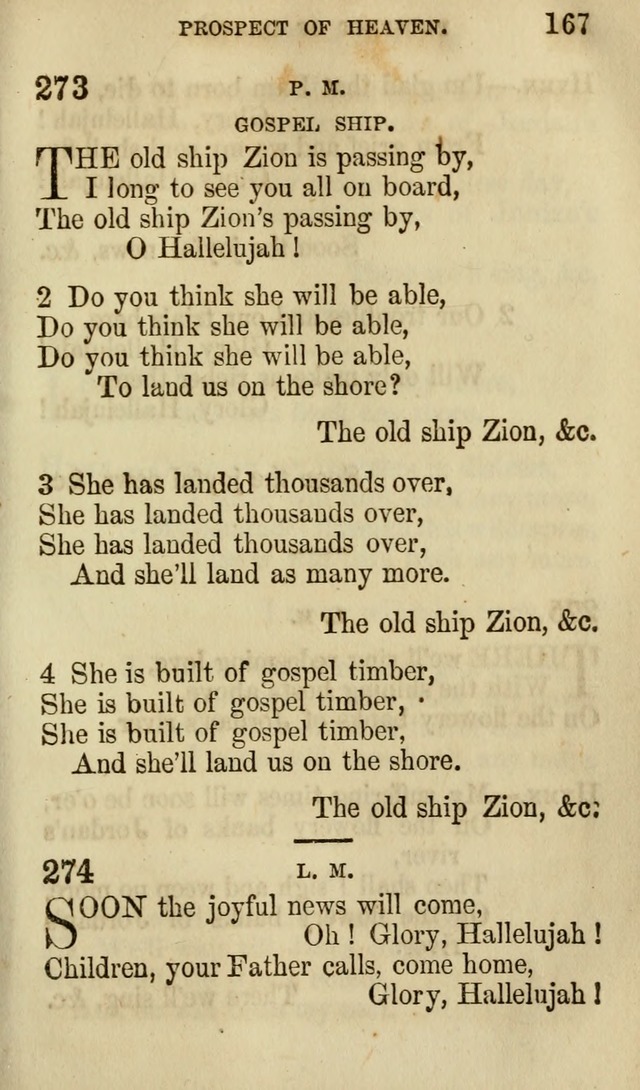 The Chorus: or, a collection of choruses and hymns, selected and original, adapted especially to the class-room, and to meetings for prayer and Christian conference (7th ed., Imp. and Enl.) page 167