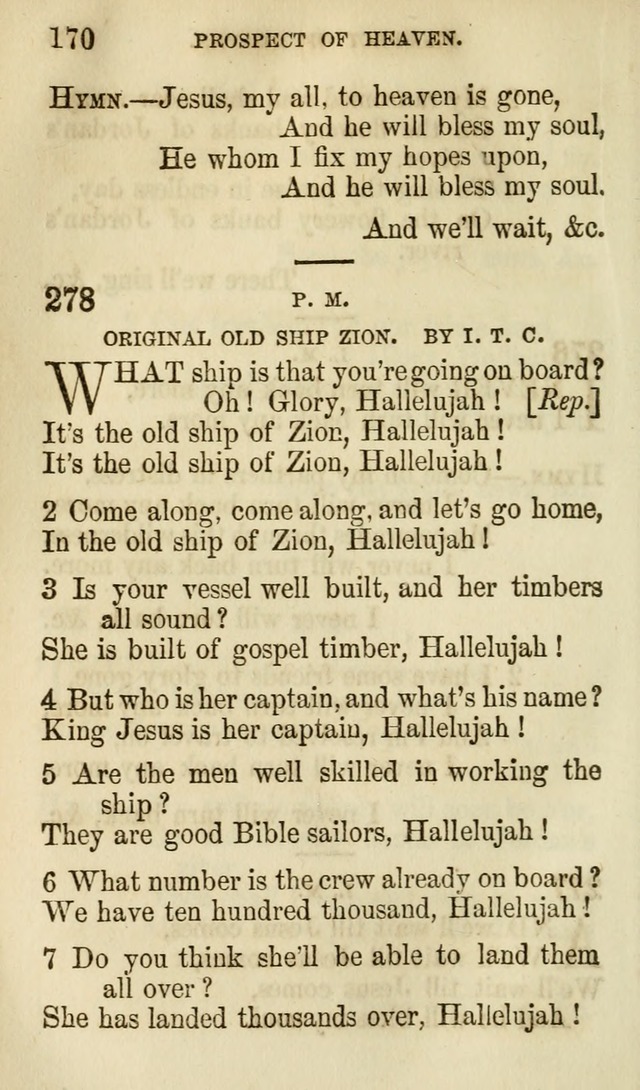 The Chorus: or, a collection of choruses and hymns, selected and original, adapted especially to the class-room, and to meetings for prayer and Christian conference (7th ed., Imp. and Enl.) page 170