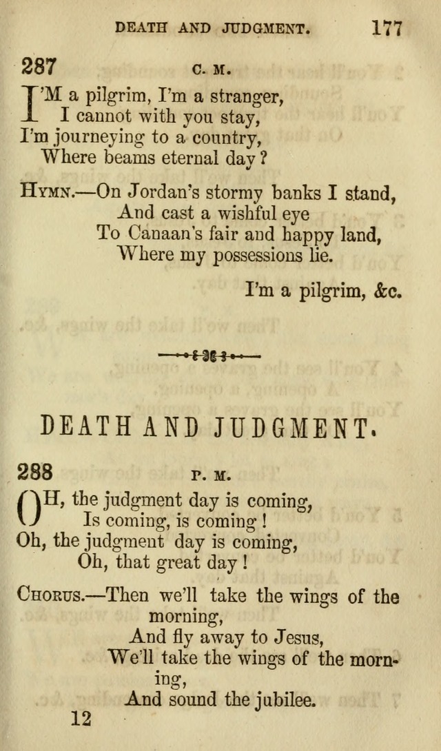 The Chorus: or, a collection of choruses and hymns, selected and original, adapted especially to the class-room, and to meetings for prayer and Christian conference (7th ed., Imp. and Enl.) page 177