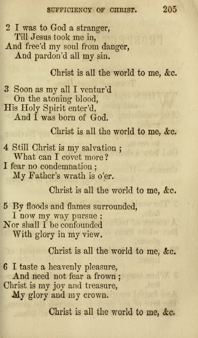 The Chorus: or, a collection of choruses and hymns, selected and original, adapted especially to the class-room, and to meetings for prayer and Christian conference (7th ed., Imp. and Enl.) page 205