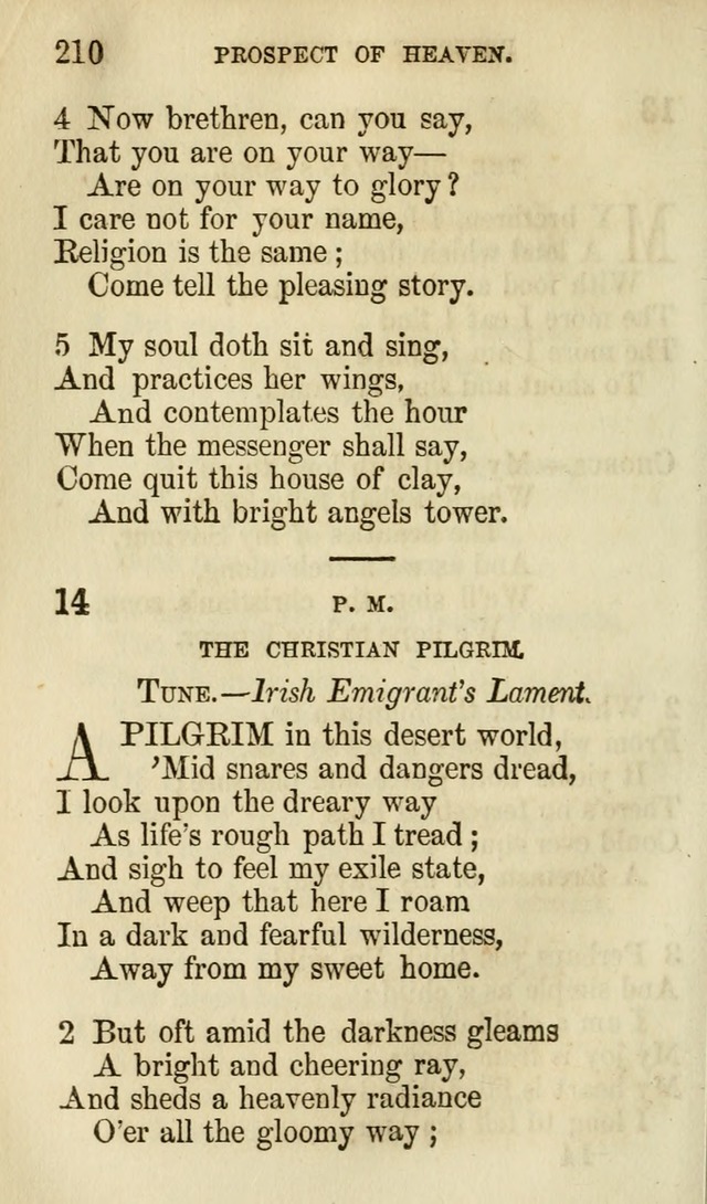 The Chorus: or, a collection of choruses and hymns, selected and original, adapted especially to the class-room, and to meetings for prayer and Christian conference (7th ed., Imp. and Enl.) page 210